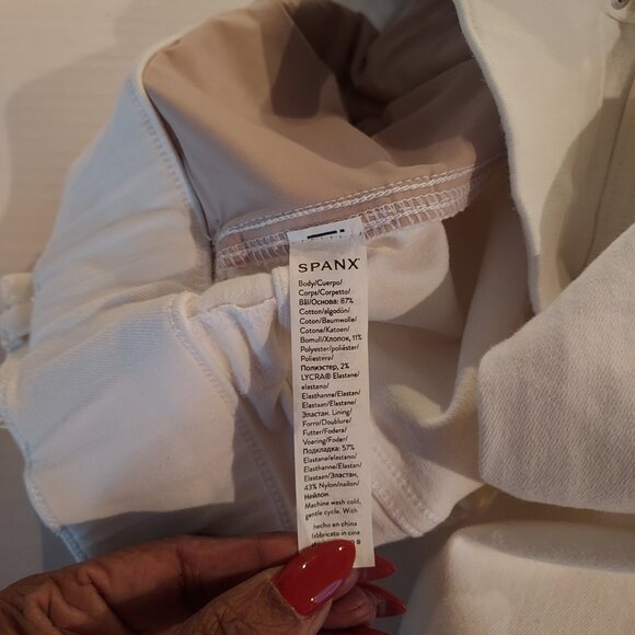 Spanx White High Rise Kick Flare Pull-On Pants Size 3X - Picture 7 of 10